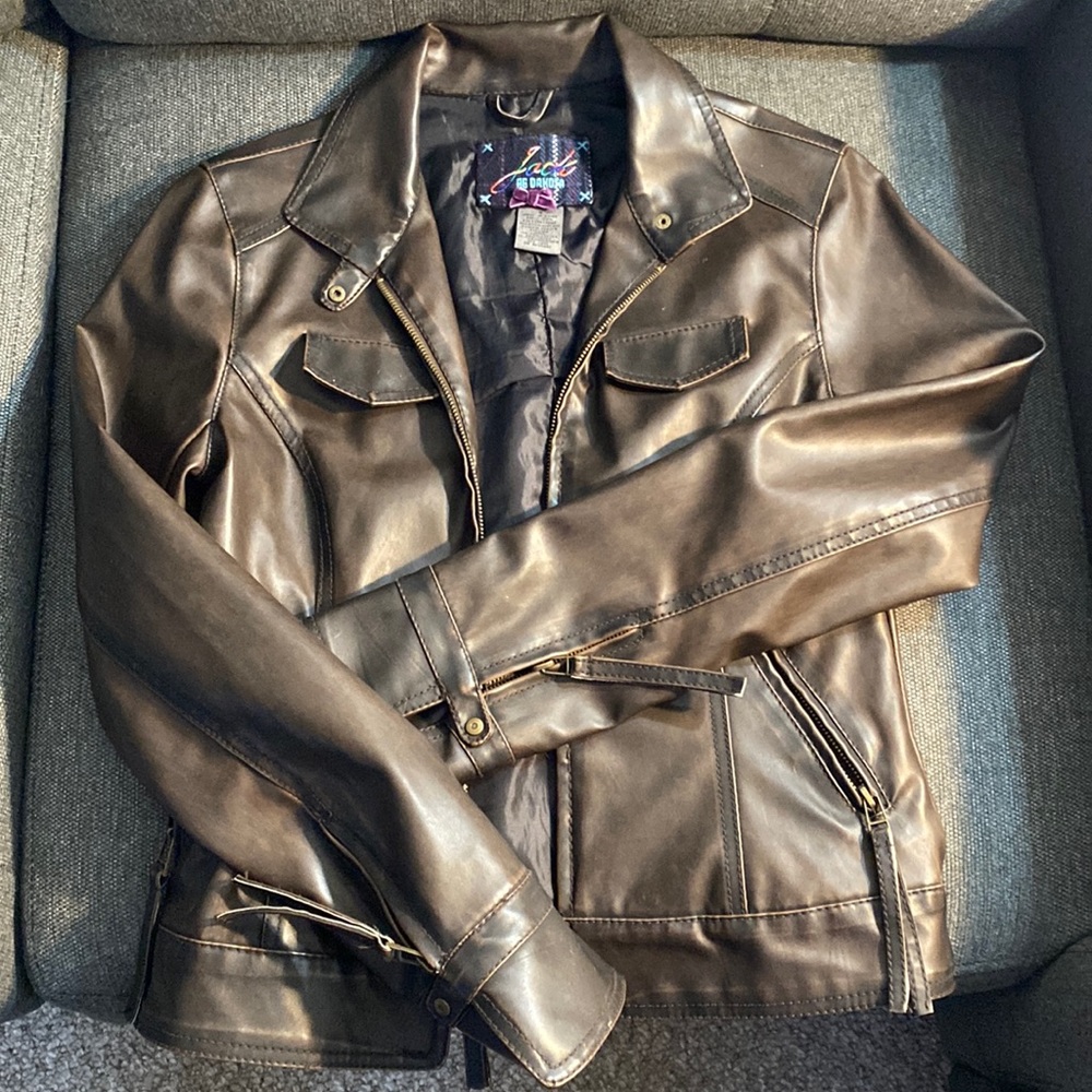 Women’s Small faux leather jacket